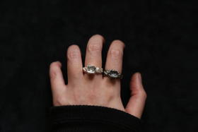 CHEZ BOQUE 覆盖系列原创手工925银戒指《落沙》