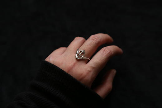 CHEZ BOQUE 爵士年代系列原创手工925银戒指《光之教堂》 商品图1