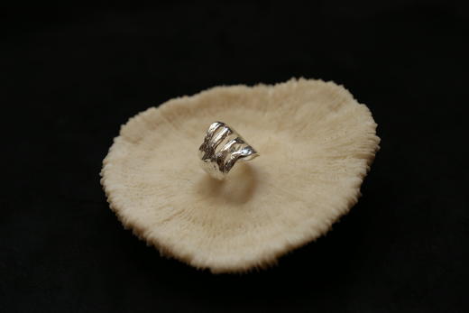 CHEZ BOQUE 冬日童话系列原创手工925银戒指《叁眼》 商品图1