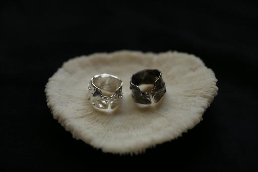 CHEZ BOQUE 覆盖系列原创手工925银戒指《火》 商品图3