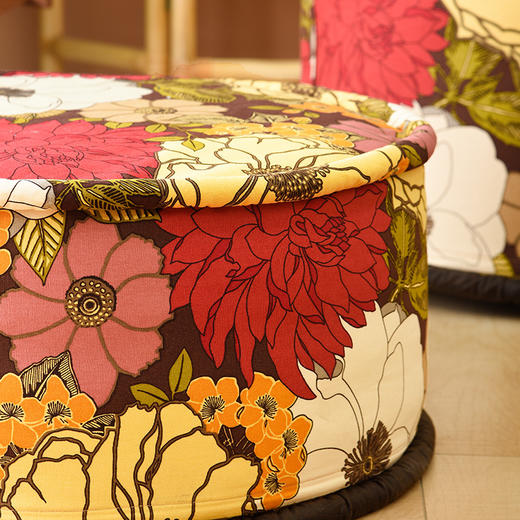 春意系列棕榈垫榻榻米蒲团坐垫换鞋脚凳子 商品图3