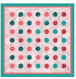 樱花时节方巾（样品） 商品图0