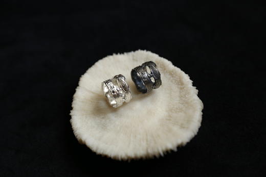 CHEZ BOQUE 覆盖系列原创手工925银戒指《假面舞会》 商品图2