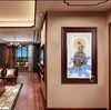江卫华：珐琅彩文殊菩萨唐卡瓷板画 商品缩略图1