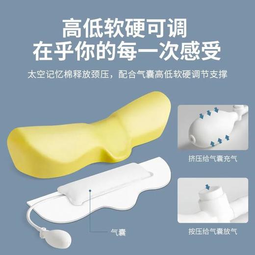 佳奥颈椎枕头助睡眠富贵包圆柱护颈枕保健修复牵引颈椎病睡觉专用 商品图2
