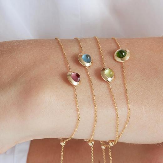 北京仓｜RUIFIER-Gems Of Cosmo-18K黄金 橄榄石 手链［英国设计师］ 商品图1