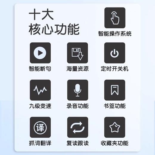 【宝莉爹推荐】Listeneer倾听者复读机 m2s/m2 英语学习神器 蓝牙MP3播放器 商品图1