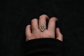 CHEZ BOQUE 爵士年代系列原创手工925银戒指《光之教堂》