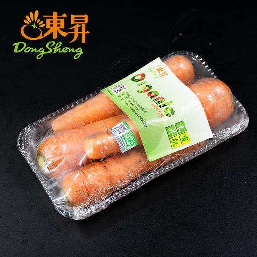 东升农场 有机胡萝卜 红萝卜胡芦菔 广州供港新鲜蔬菜配送 400g 商品图4