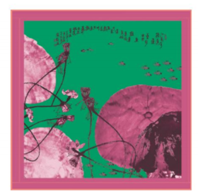 江南多采莲方巾（样品）