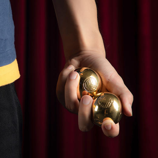 朱炳仁·铜 精铜 禧寿金球 保健非遗家居新品摆件/一对（预计下单3天后发货） 商品图6