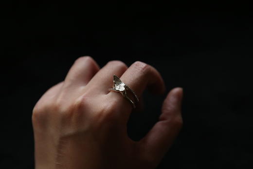 CHEZ BOQUE 印象系列原创手工925银戒指《帆》 商品图2