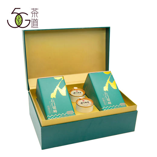 绿茶 潇湘茶网 2025年石门银峰  礼盒装 216g 商品图4