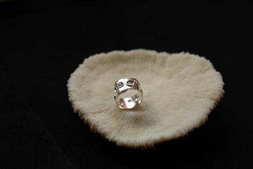 CHEZ BOQUE 覆盖系列原创手工925银戒指《浅》 商品图3