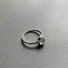 高冰到玻璃种翡翠蛋面戒指18k白金镶嵌 商品缩略图10