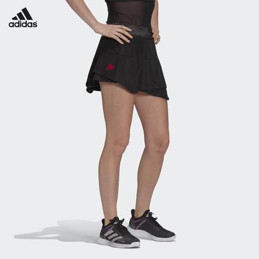 adidas阿迪达斯网球服法网女新款运动无袖连体衣T恤背心短裙套装 商品图2