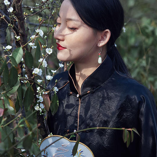 春夏醋酸新中式复古改良衬衫上衣唐装R20852 商品图3