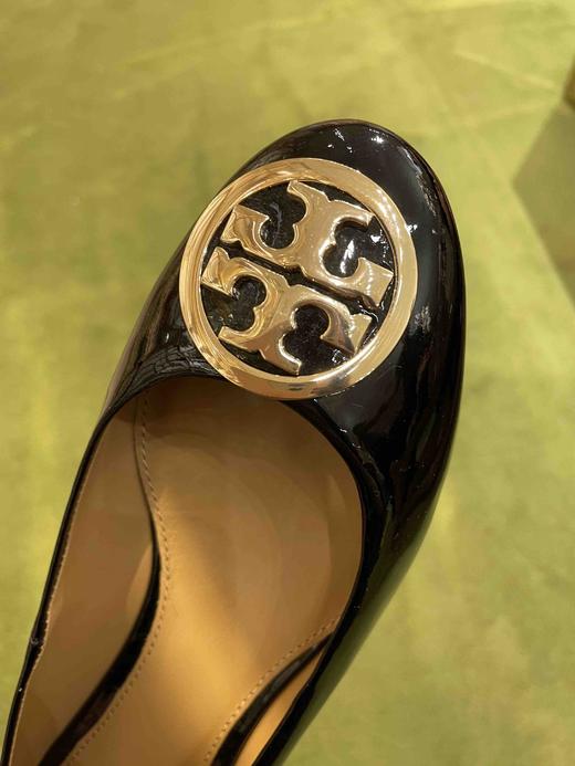 基本款！Tory Burch TB漆皮金标芭蕾舞鞋 平底鞋🥿 商品图7