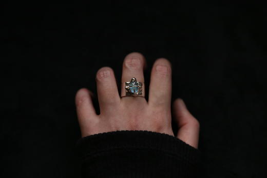 CHEZ BOQUE 覆盖系列原创手工925银戒指《灯》 商品图0