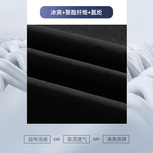 一口价【新款DSK】大依优型大码男装休闲裤宽松弹力透气速干运动五分直筒短裤 商品图4