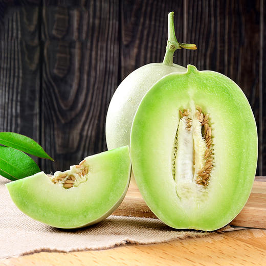 【山东·聊城 玉菇冰淇淋甜瓜】新鲜采摘，翡翠瓜肉，冰淇淋的口感，一口香甜，鲜嫩多汁，冰凉爽口 商品图3