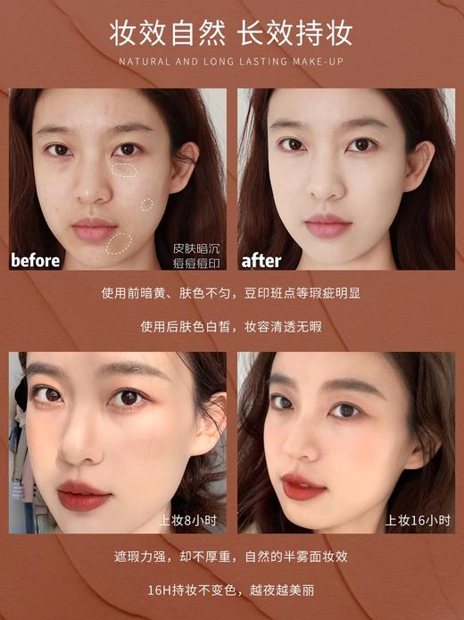 植村秀小方瓶羽纱持妆粉底液35ml遮瑕保湿持久控油不假白574 584 774 商品图2