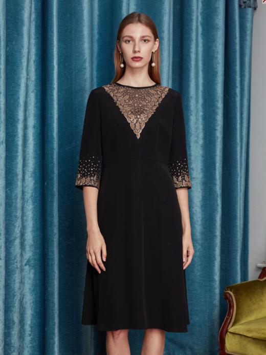 QE81B瑟俪（斯尔丽高端）奢华优雅礼服裙 商品图0