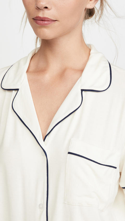 【必败榜-常年出口】eberjey女士 黄油睡衣 套装 温柔的七分裤 家居服 商品图3