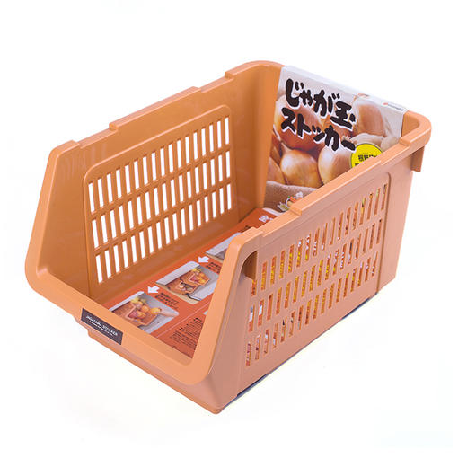日本进口inomata可叠小号果蔬篮绿/果蔬篮橙 商品图2