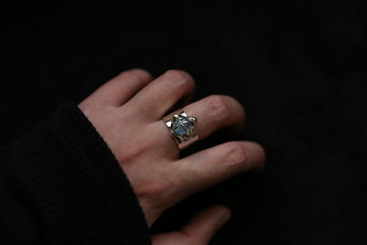 CHEZ BOQUE 覆盖系列原创手工925银戒指《灯》 商品图1