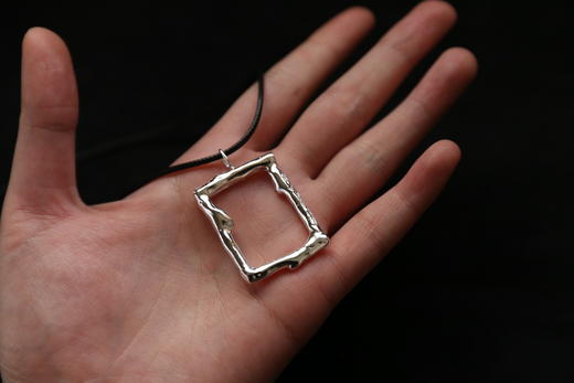 CHEZ BOQUE 印象系列原创手工925银吊坠《心中的风景》 商品图0