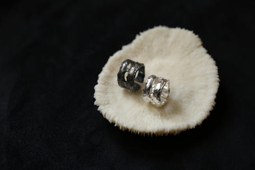 CHEZ BOQUE 覆盖系列原创手工925银戒指《假面舞会》 商品图3