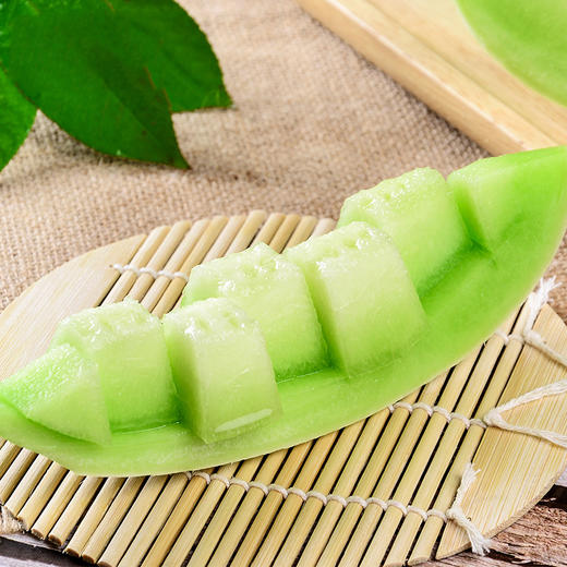 【山东·聊城 玉菇冰淇淋甜瓜】新鲜采摘，翡翠瓜肉，冰淇淋的口感，一口香甜，鲜嫩多汁，冰凉爽口 商品图4