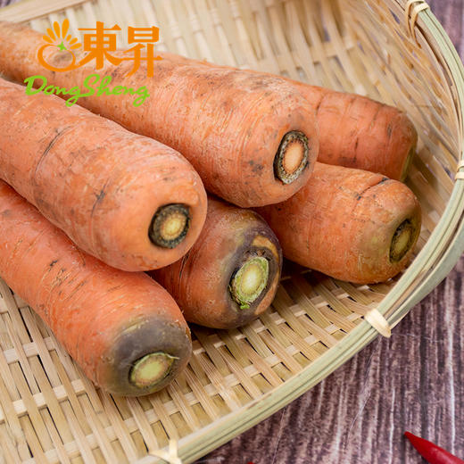 东升农场 有机胡萝卜 红萝卜胡芦菔 广州供港新鲜蔬菜配送 400g 商品图2