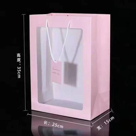 【活动款】长方形橱窗手提袋（10个/包）25*15*35cm 商品图4
