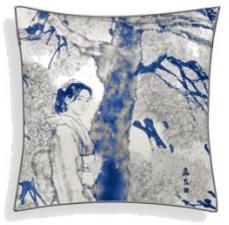 樱花时节抱枕-蓝款（样品） 商品图0