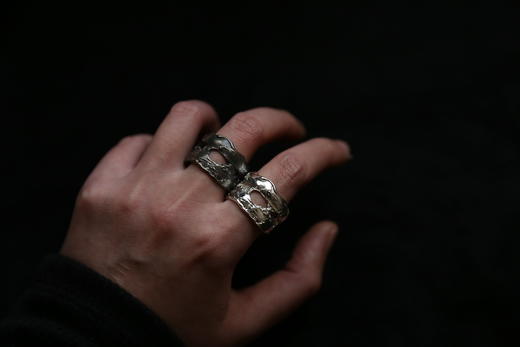 CHEZ BOQUE 覆盖系列原创手工925银戒指《假面舞会》 商品图6