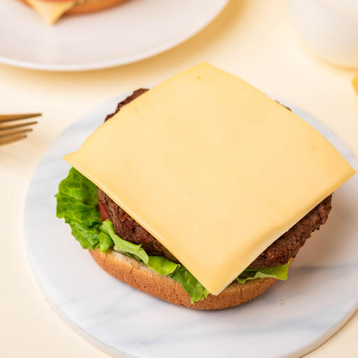 安佳芝士片 奶酪片原味乳酪干酪 汉堡三明治奶酪棒早餐材料250g/12片 商品图3