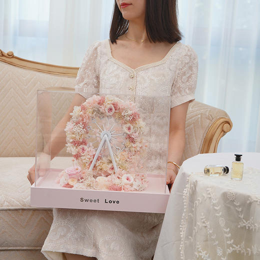 【礼品】520情人节礼物永生花摩天轮礼盒女朋友玫瑰花礼物 商品图2