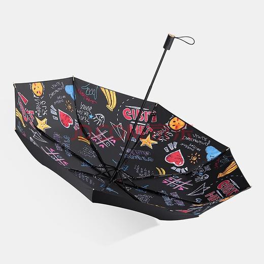 蕉下2021年-双层小黑伞系列三折伞-碎花B喧放 商品图0