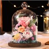 【520情人节】JoyFlower永生花玻璃罩礼盒鲜花康乃馨玫瑰花束 商品缩略图0