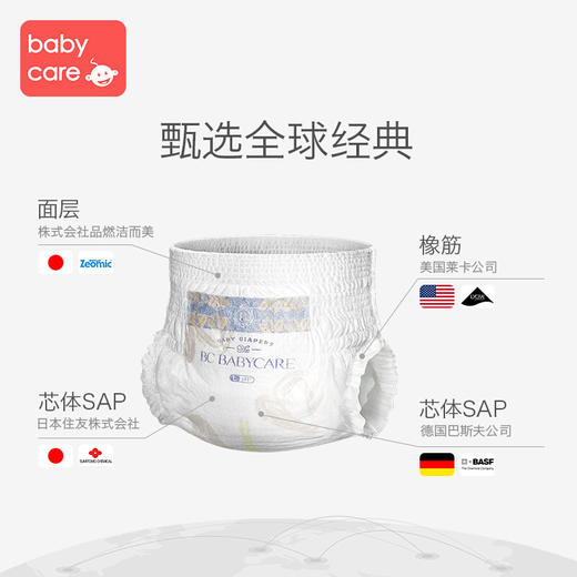 【BBC】babycare皇室弱酸超薄透气纸尿裤/拉拉裤4包（下单备注尺码） 商品图1