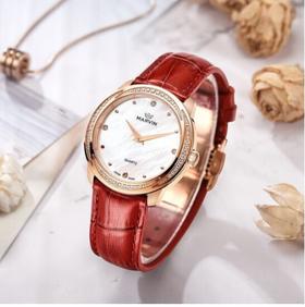 摩纹（Marvin）瑞士手表纪元系列贝母盘典雅石英女表【赠黑色蝴蝶扣表带】M029.57.74.96