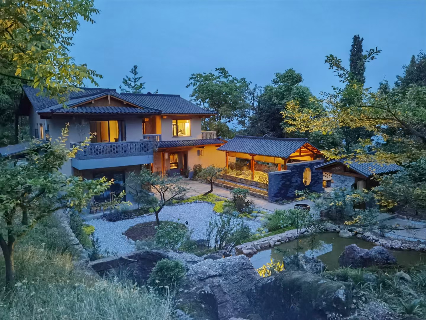 【大邑-316号院】7房院子，避暑、挖笋、亲子采摘果子……近雾山、鹤鸣山QYS