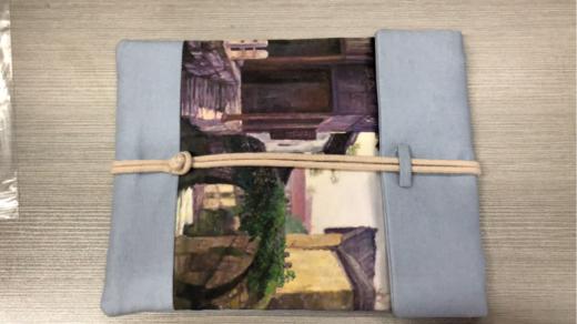 石拱桥水乡手拿包（样品） 商品图0