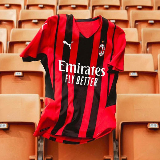 彪马21-22赛季AC米兰主场球迷版球衣短袖足球服 75912201 商品图1