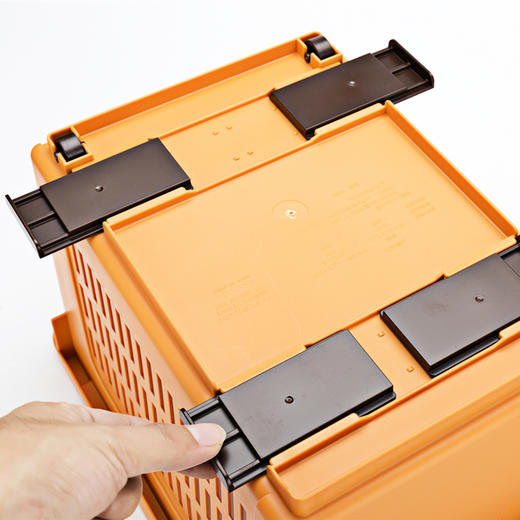 日本进口inomata可叠小号果蔬篮绿/果蔬篮橙 商品图5