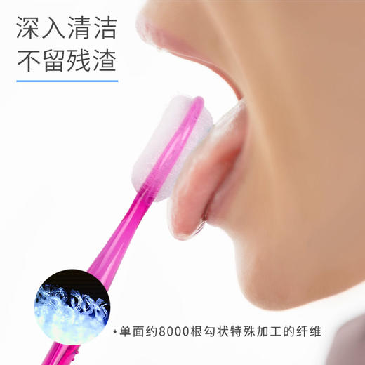 日本进口便携式舌苔刷 刮舌苔清洁器 清洁舌头舌头刷刮舌器 WHJC 商品图1