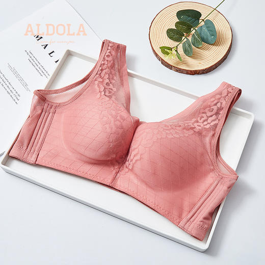 雅黛丽【商场同款】美背文胸小胸聚拢无钢圈调整型内衣胸罩 商品图0