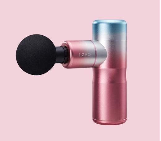 口袋筋膜枪 樱花粉 迷你按摩枪肌肉按摩器 商品图0